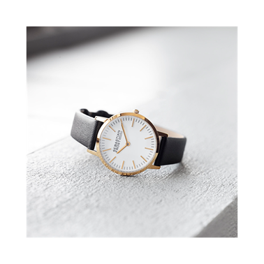 Petit/lady gold plated stainless steel white