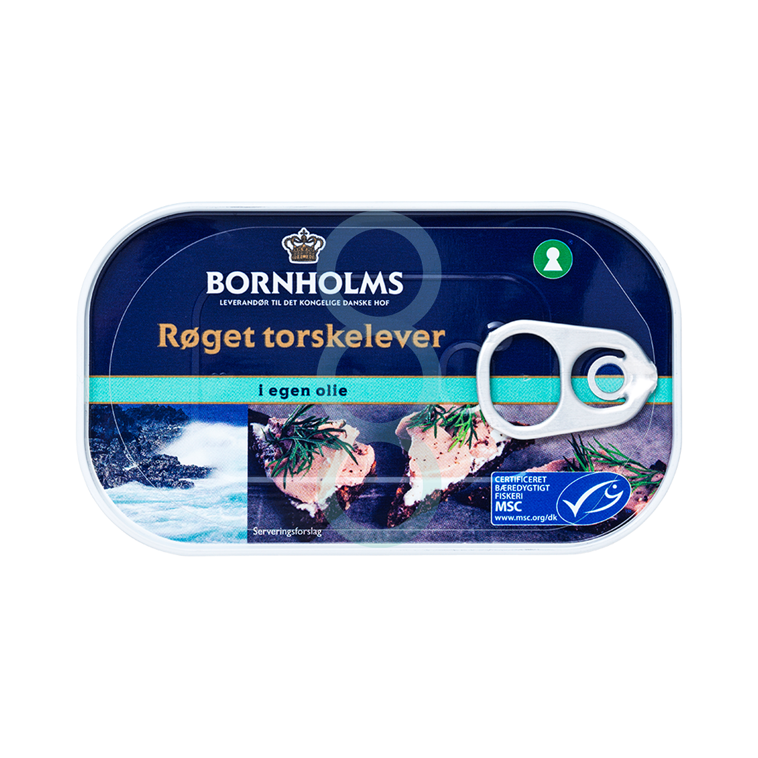 Røget Torskelever i egen olie - 120g