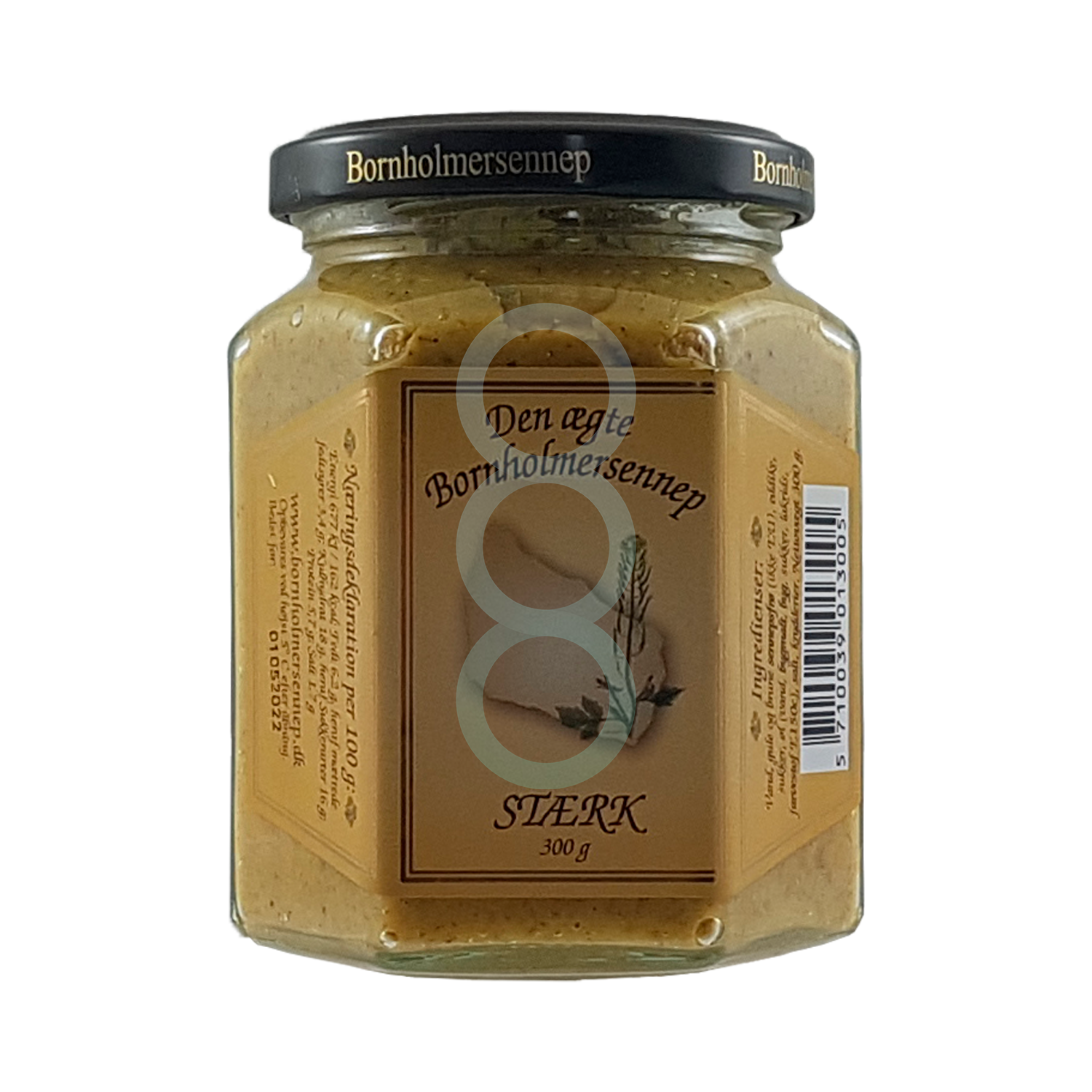 Den Ægte Bornholmer Sennep - Stærk - 300g