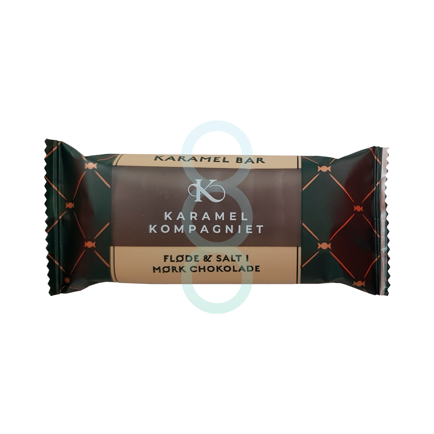 Karamel Bar - Fløde & Salt I Mørk Chokolade - 50g