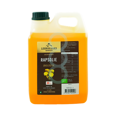 Rapsolie - Økologisk - 2,5 ltr 