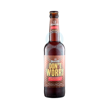 Don't Worry Brown Ale, Alkoholfri, ØKO, 50 cl.