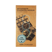 Ren Mørk Chokolade Fairtrade Mandel - 100g