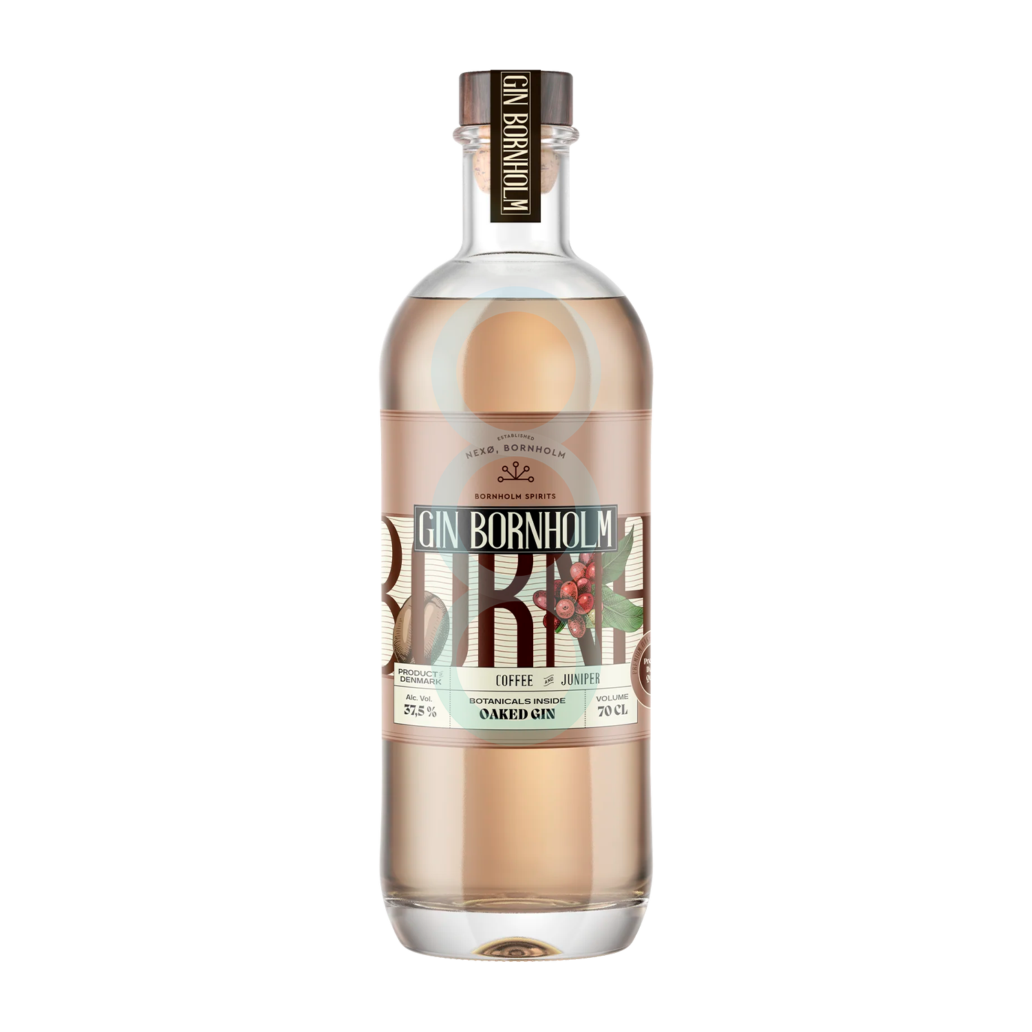Gin Bornholm - Oaked Coffee 37,5% - 70 cl