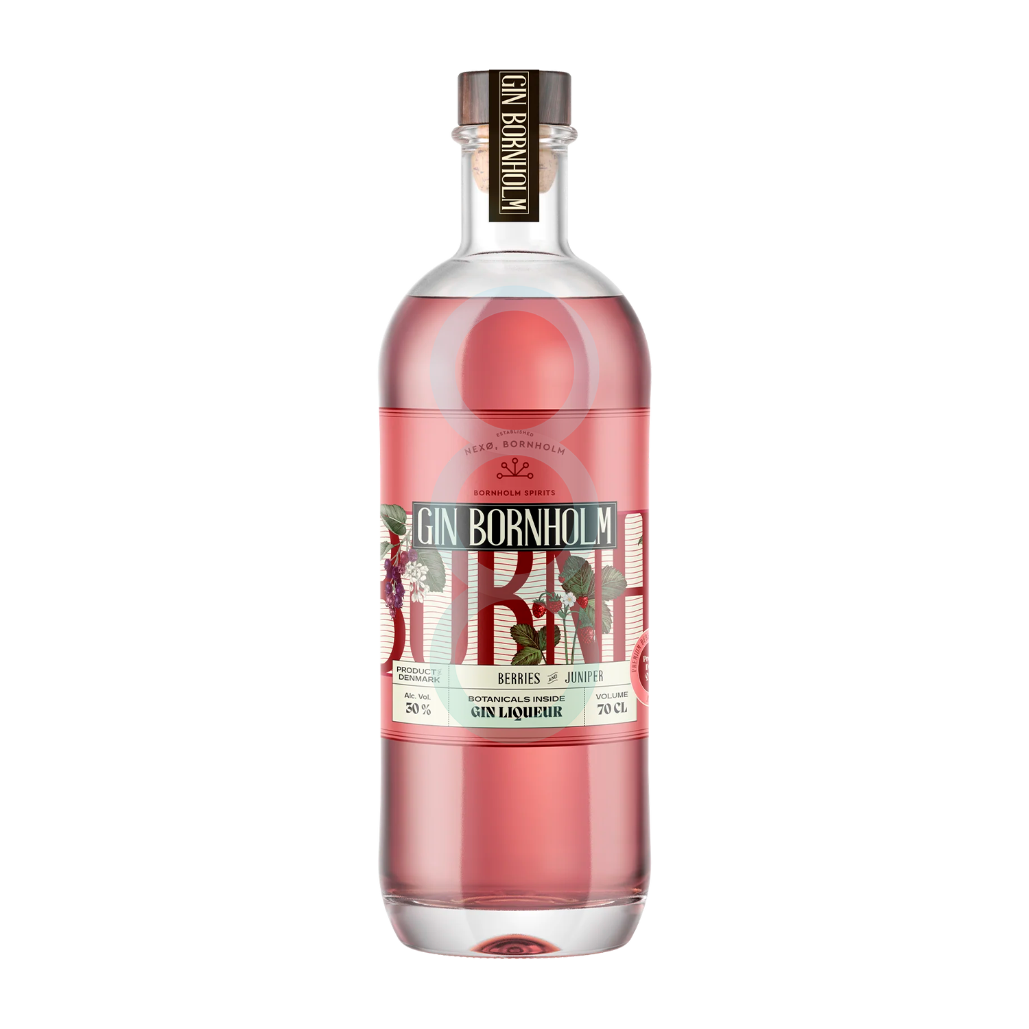 Gin Bornholm - Berries 30% - 70 cl
