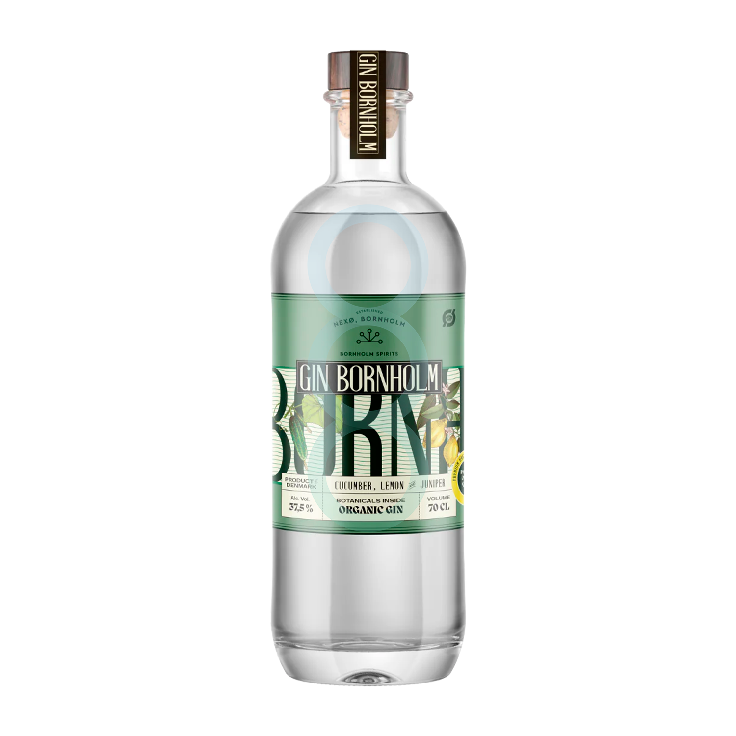 Gin Bornholm - Cucumber & Lemon 37,5% - 70 cl